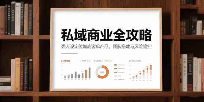 (7.5)私域商业全攻略，强人设定位加高客单产品，团队搭建与风险管控